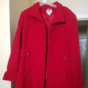 Worthington Red Long Coat